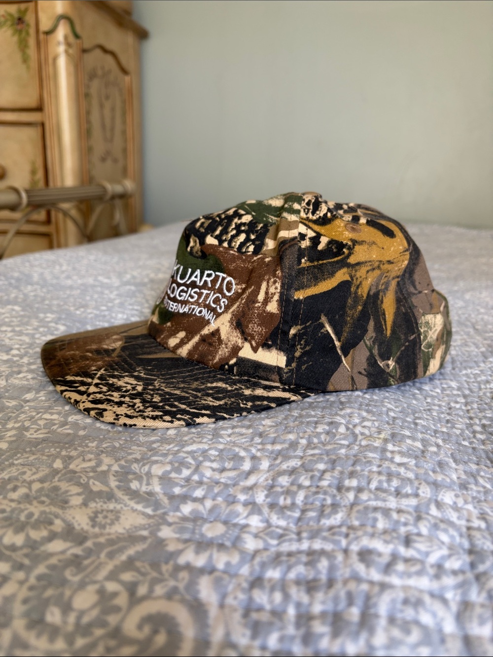 Urban Outfitters Camouflage Cap - Brown/Green